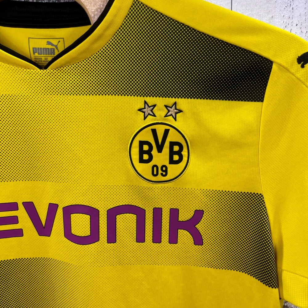 Borussia Dortmund BVB Home Jersey Christian Pulisic #22 Puma Evonik 2017/18 XXL - Picture 4 of 12